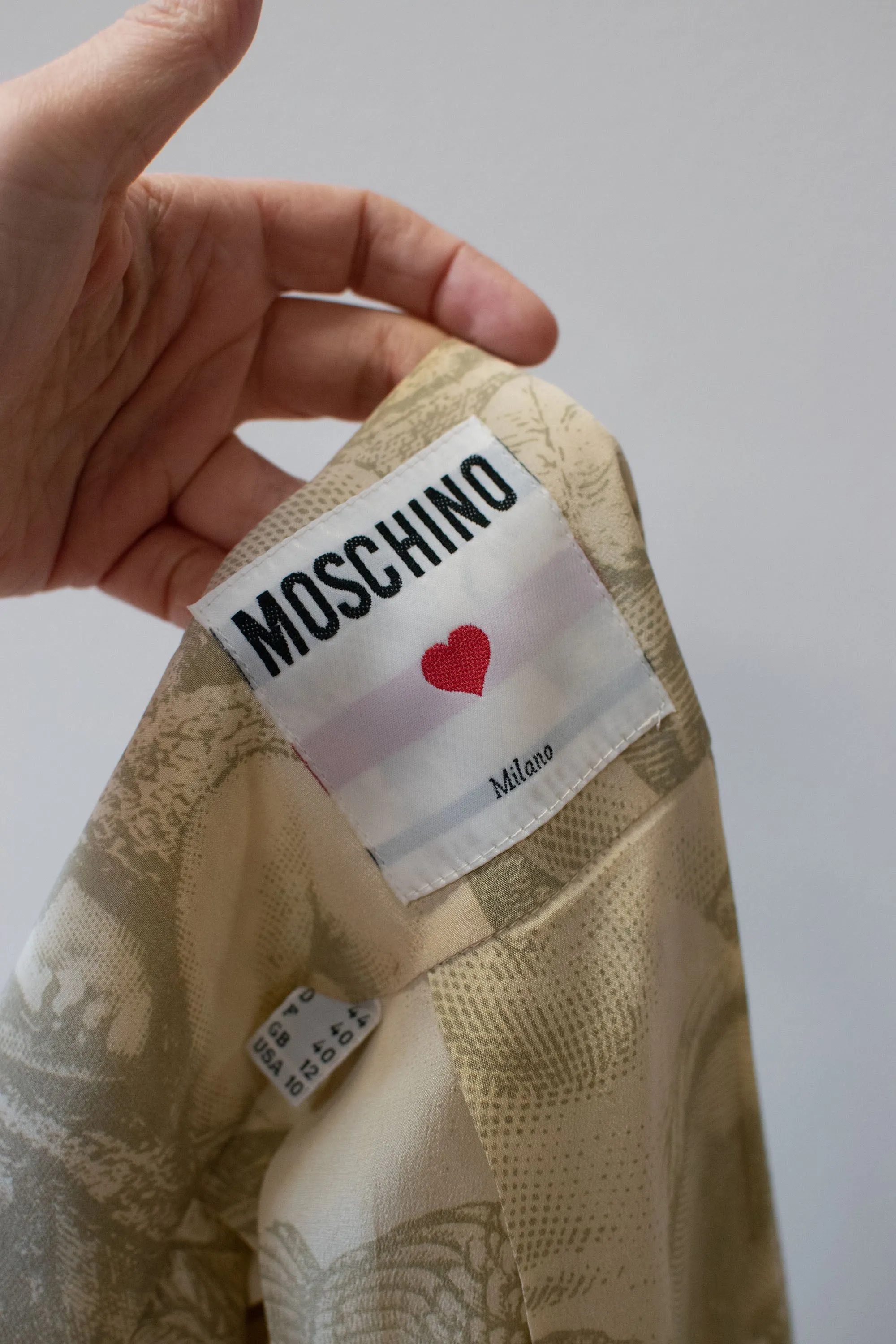 1980s Silk Babydoll Dress | Moschino