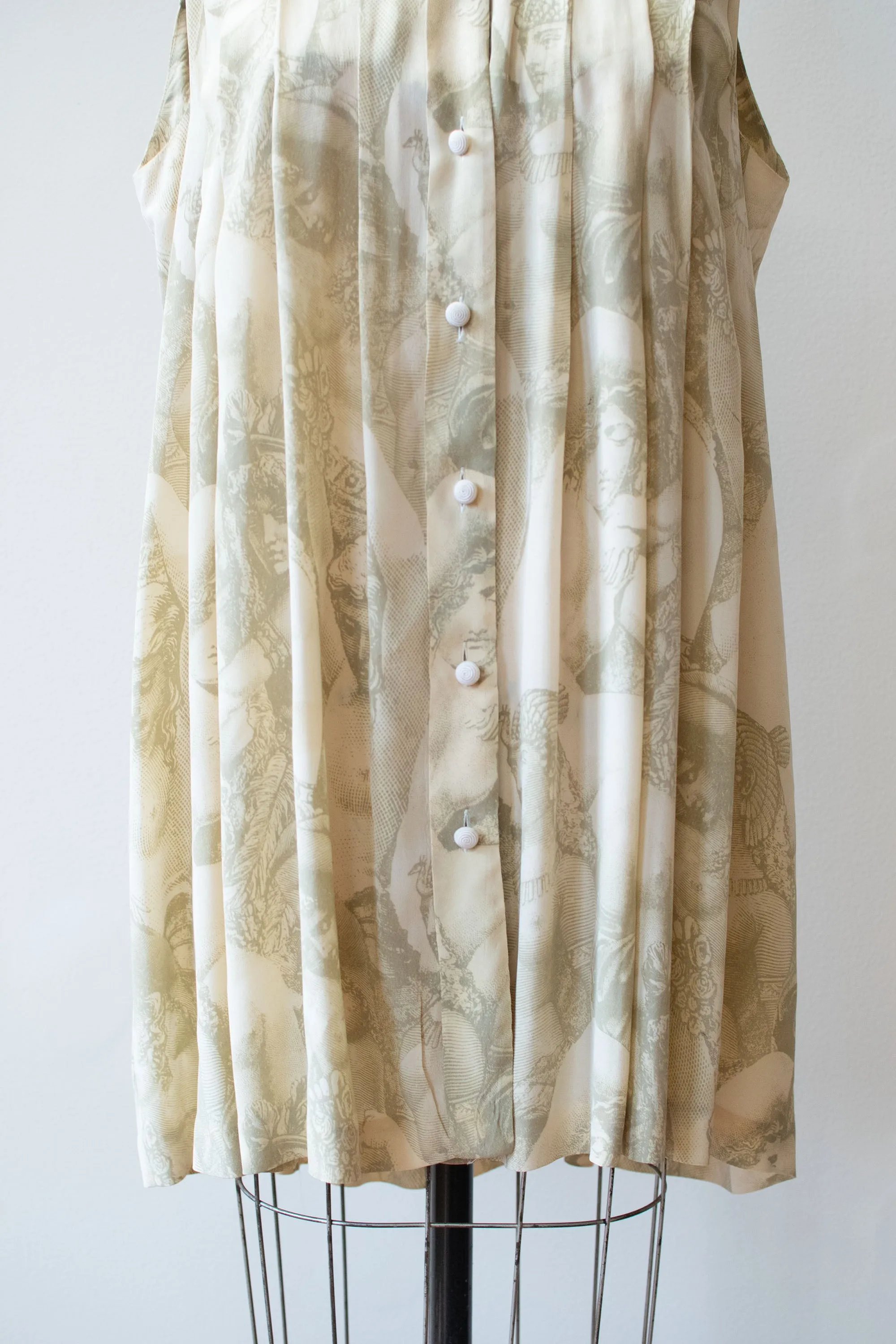 1980s Silk Babydoll Dress | Moschino