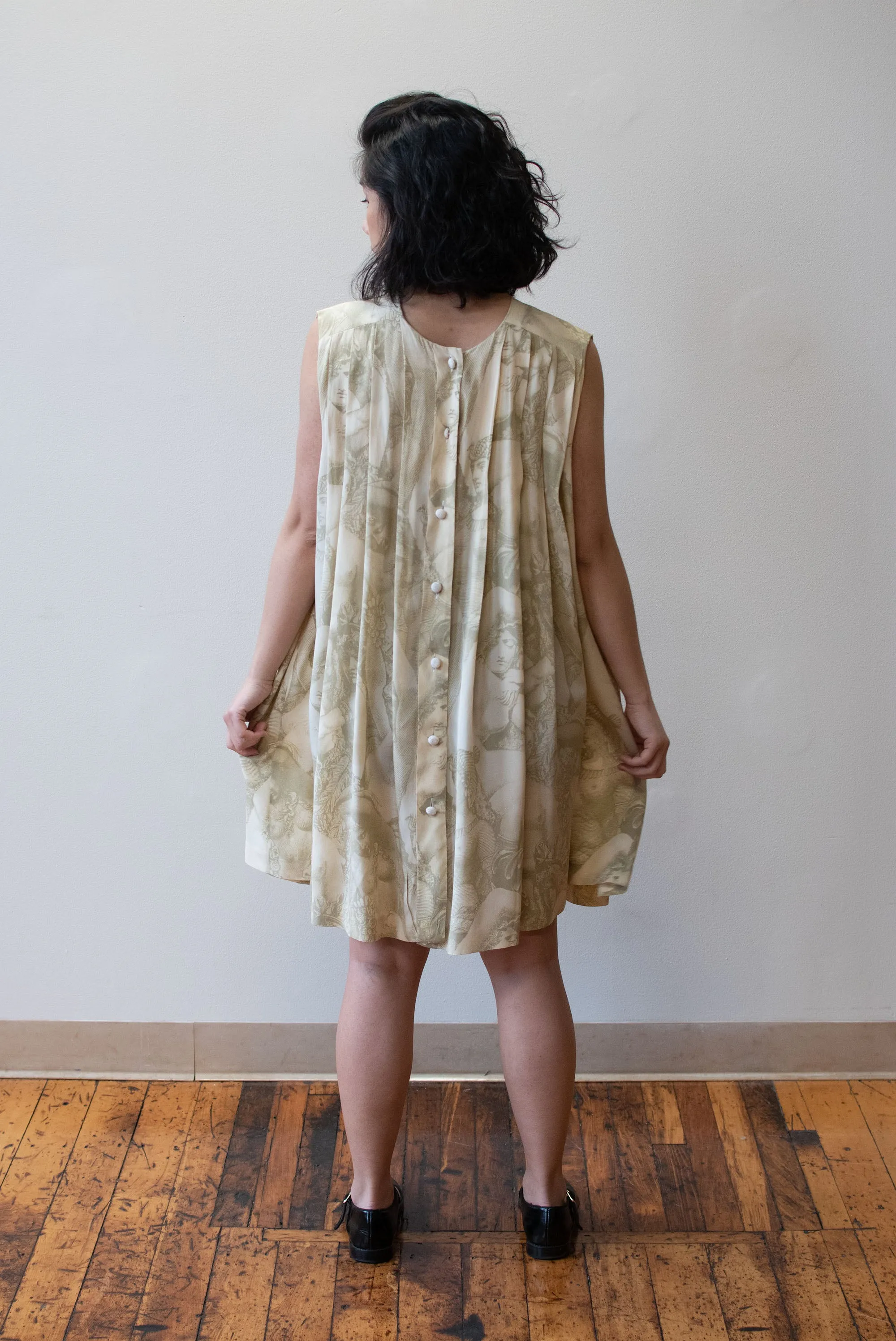 1980s Silk Babydoll Dress | Moschino