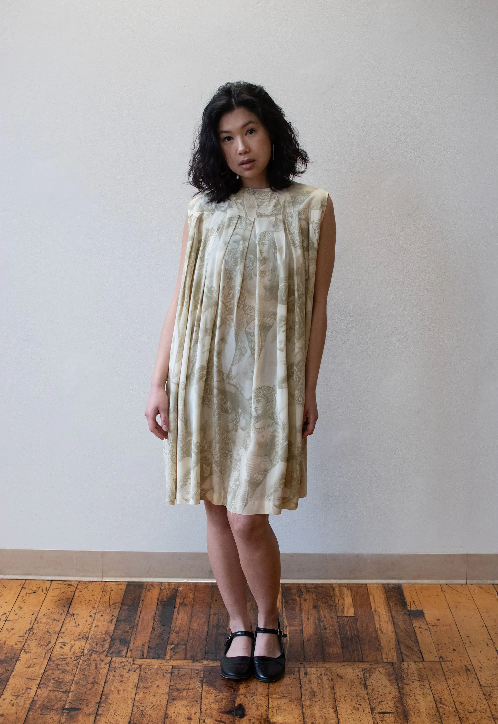 1980s Silk Babydoll Dress | Moschino