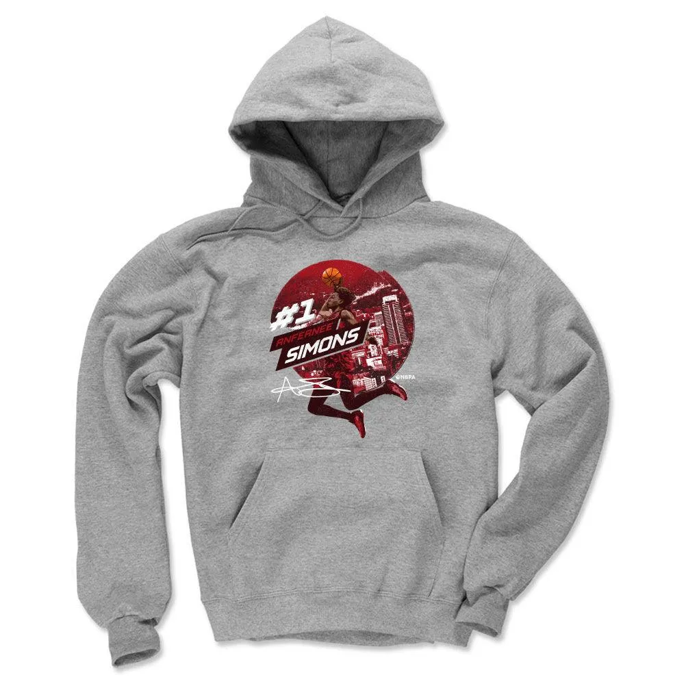 Anfernee Simons City Emblem Unisex Gray Hoodie
