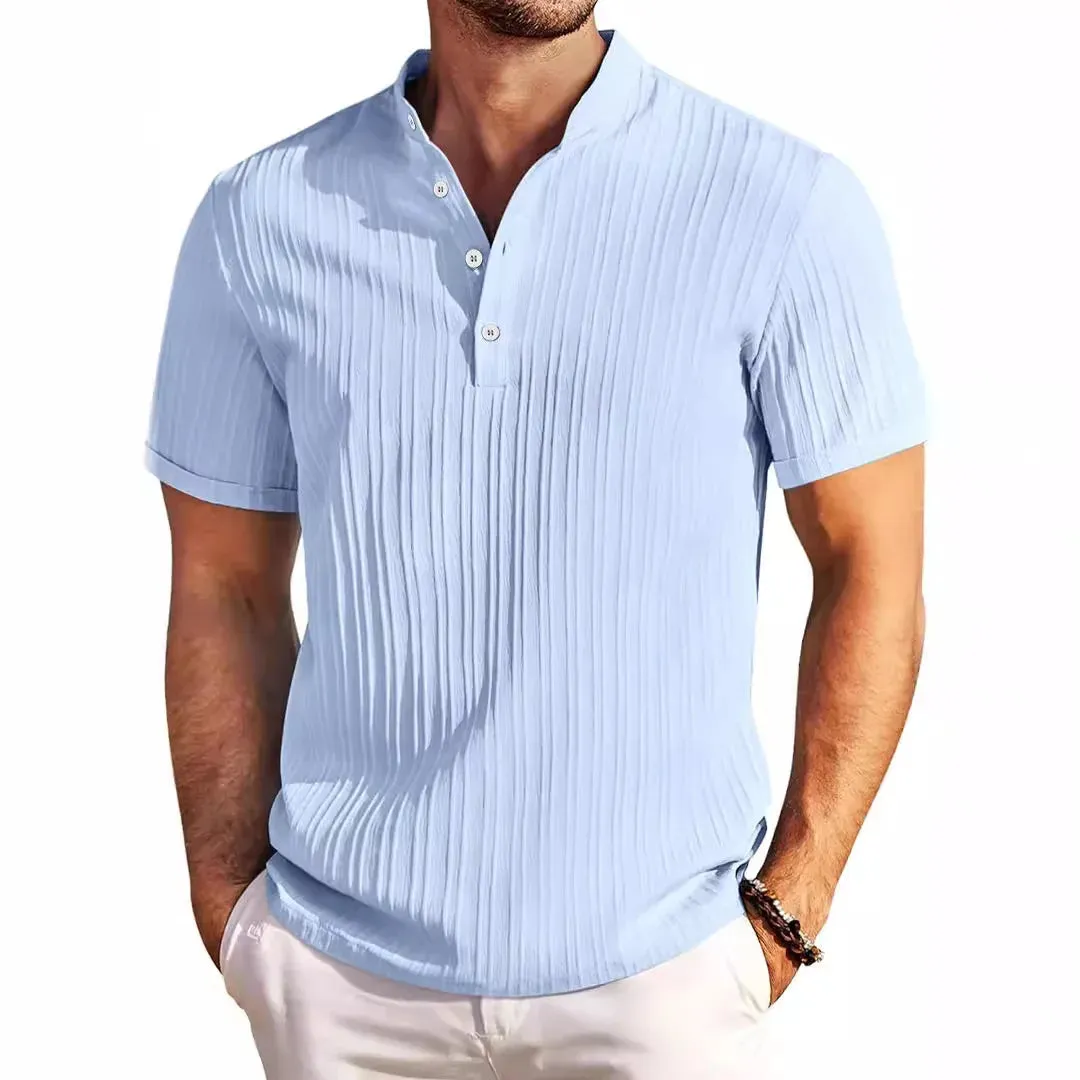 Arjen - Henley Shirt - Comfortabel - Heren