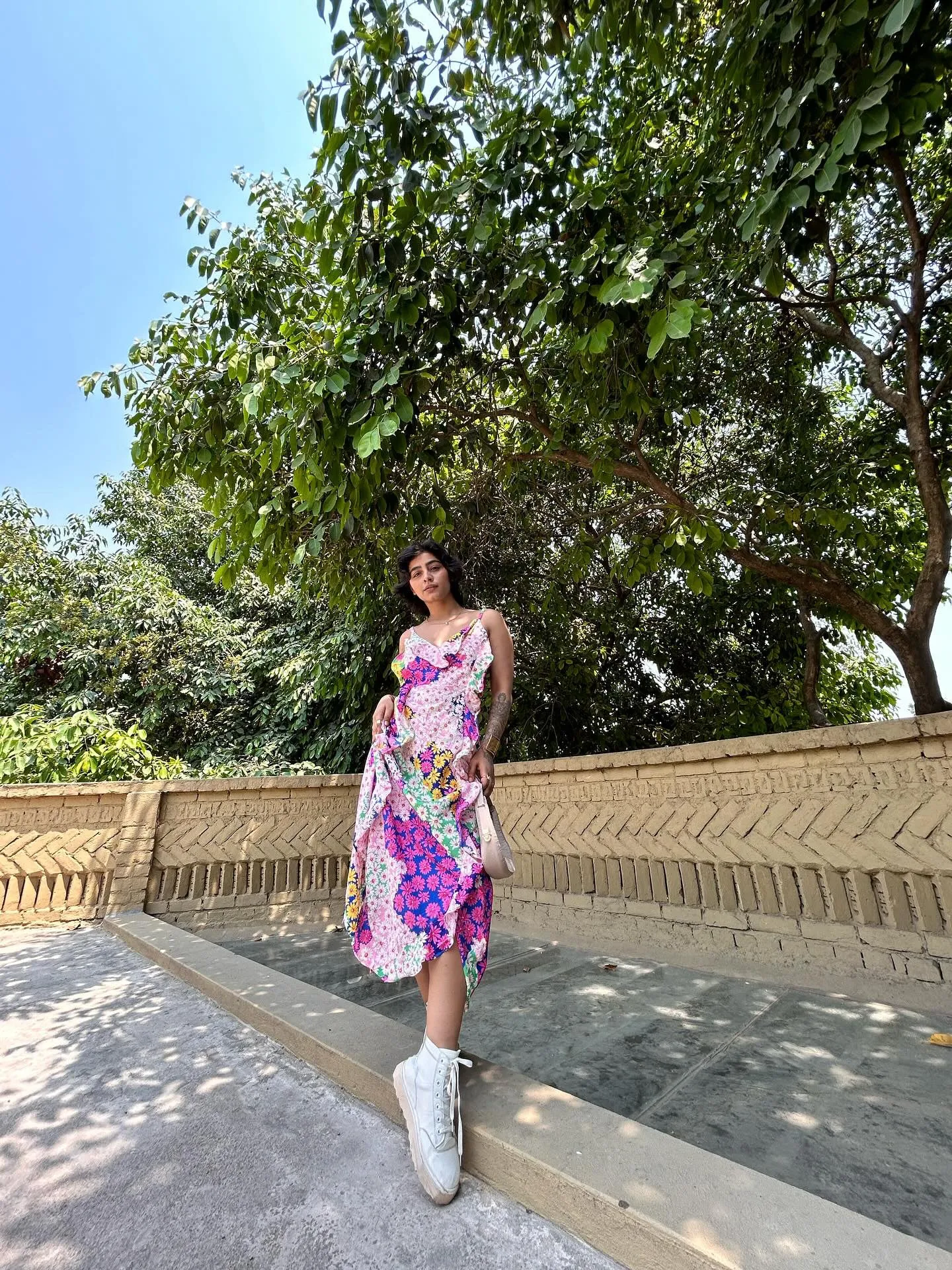 Aurora Pink Ruffle Dress - Vacation Wear