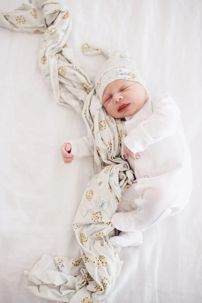 Baby Top Knot Hat | Milk & Cookies