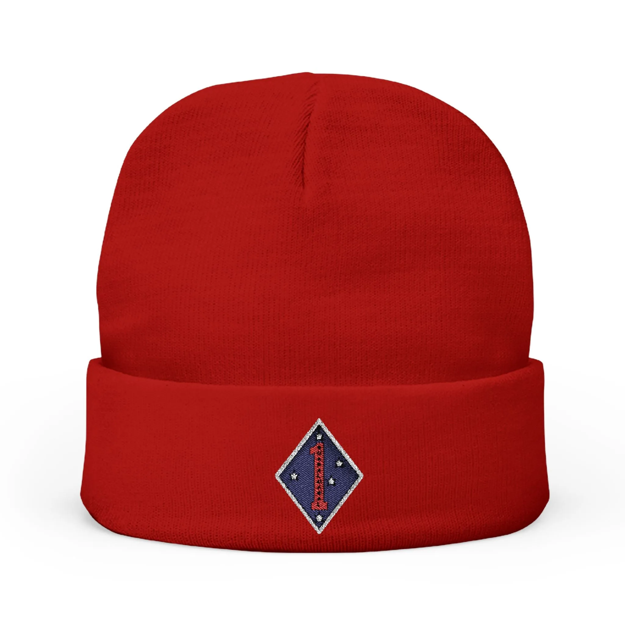 Beanie Hat - 1st Marine Division Embroidery Design