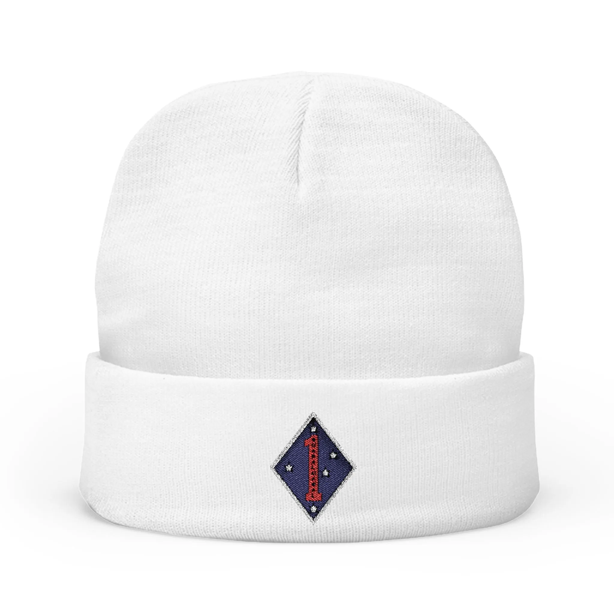 Beanie Hat - 1st Marine Division Embroidery Design