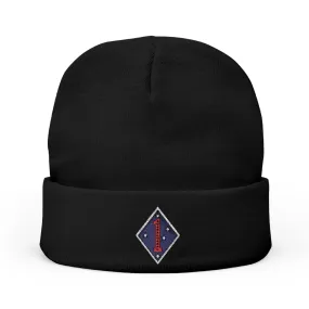 Beanie Hat - 1st Marine Division Embroidery Design