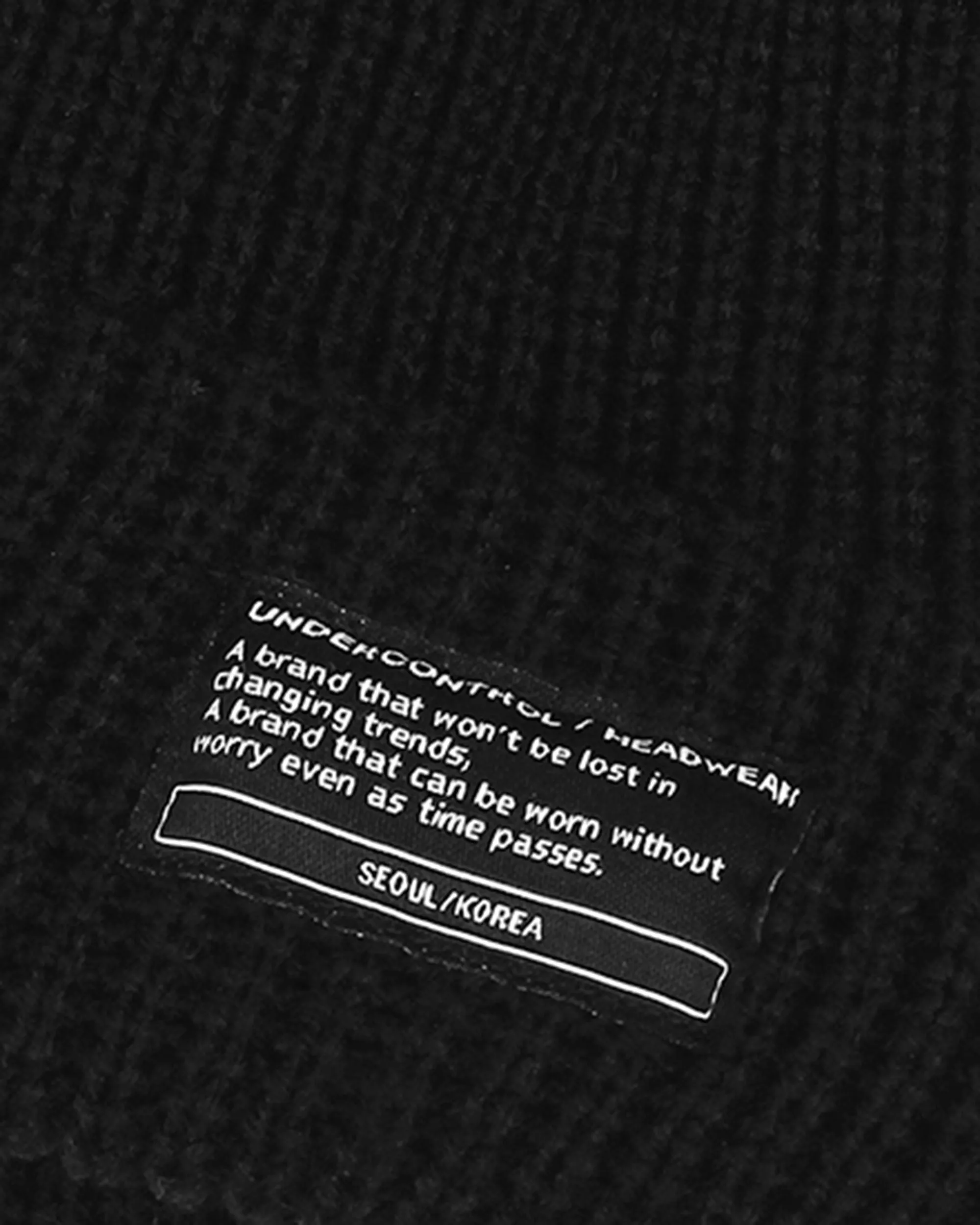 BEANIE / MONK FIT / BLACK
