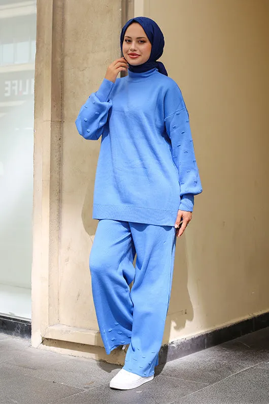 BNG Women Knitwear Twin Set Blue - Clermont