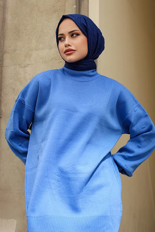 BNG Women Knitwear Twin Set Blue - Clermont