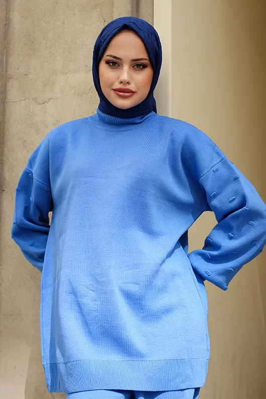 BNG Women Knitwear Twin Set Blue - Clermont