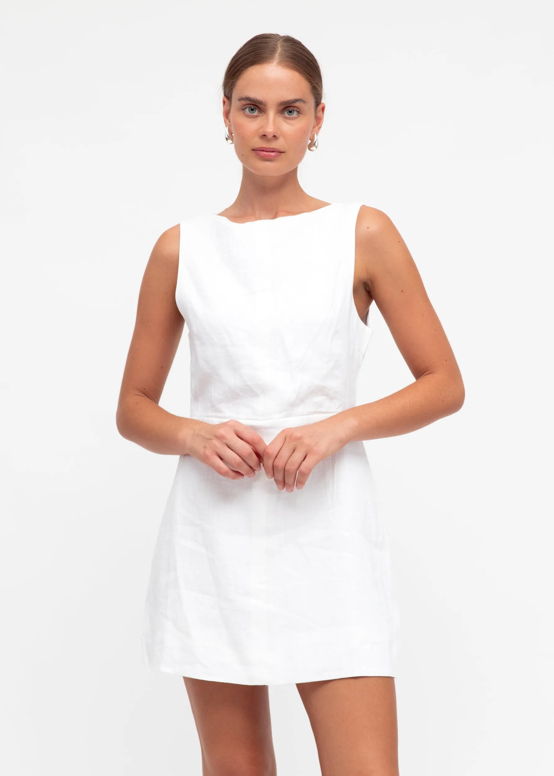 Dress with Skort | White