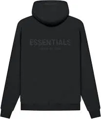 FEAR OF GOD ESSENTIALS "SS21" Hoodie Black