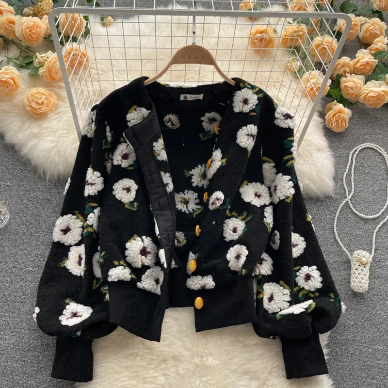 Flower Bubble Coat