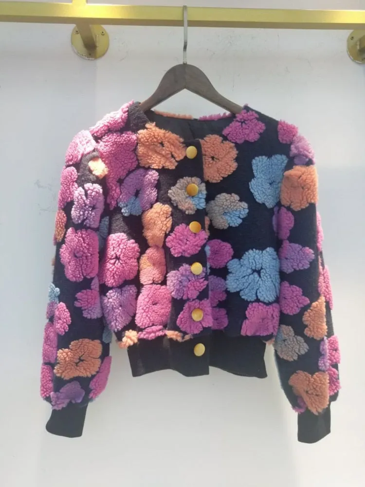 Flower Bubble Coat
