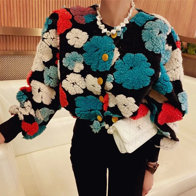 Flower Bubble Coat