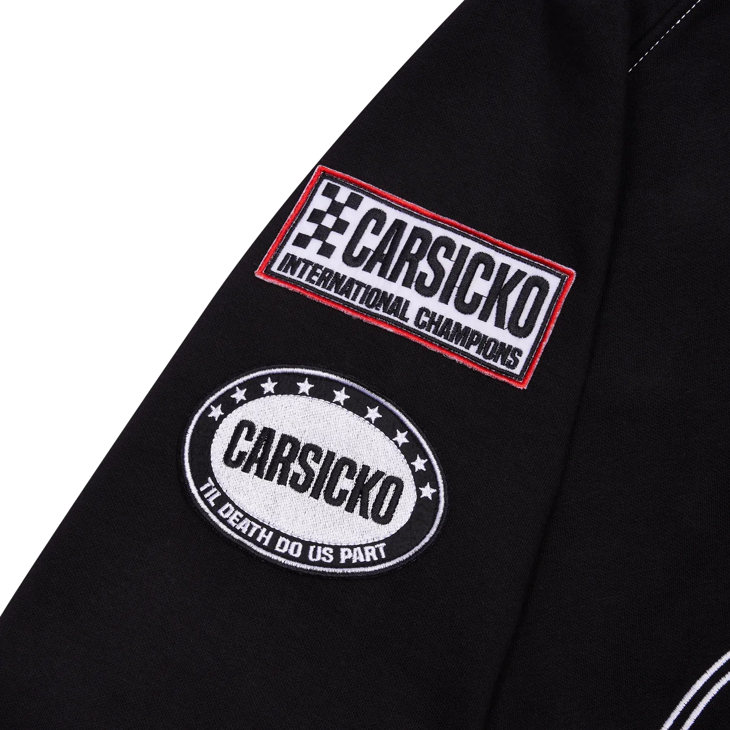 FTP RACING CLUB HOODIE BLACK