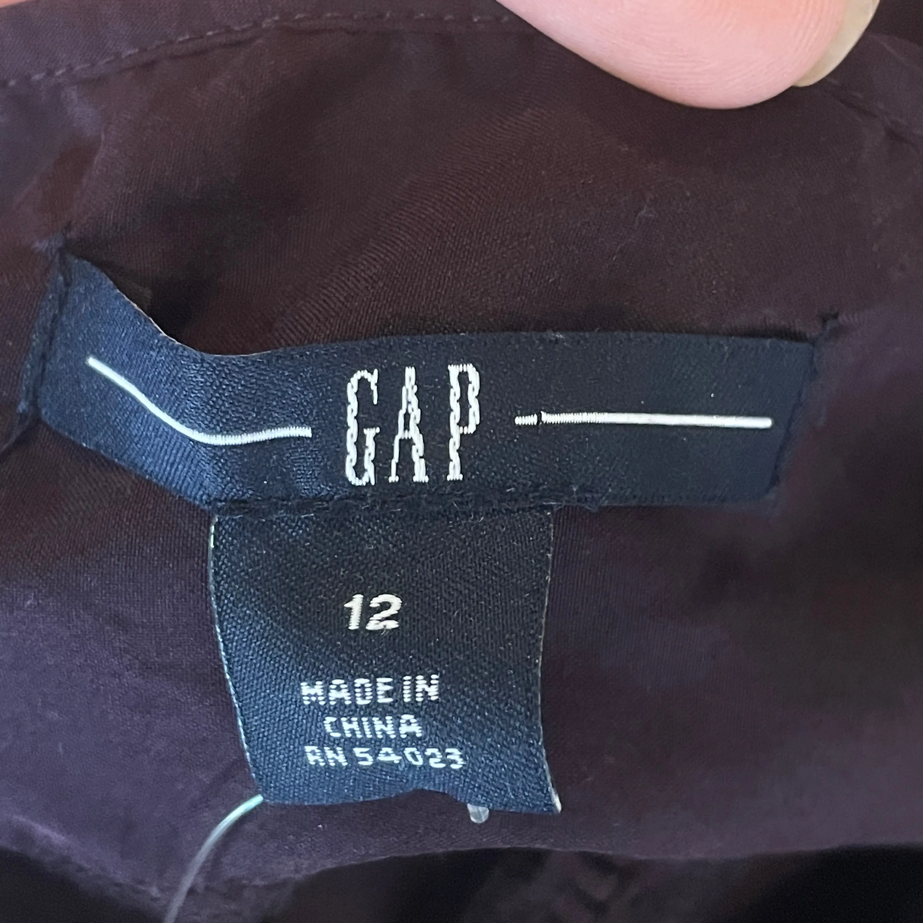 Gap | Girl's Plum Knee Length Babydoll Dress | Size: 12Y