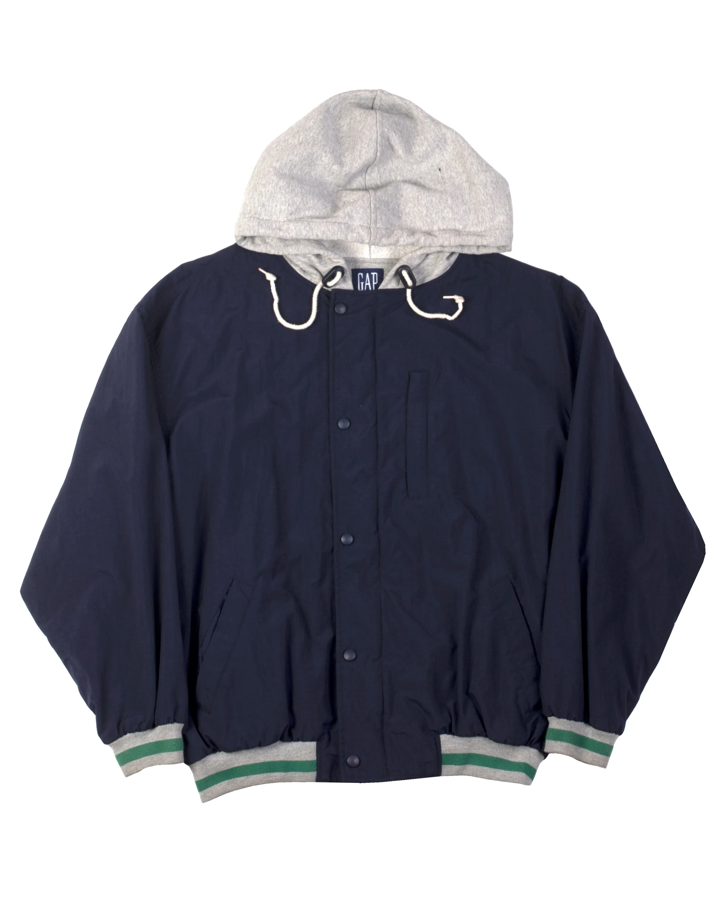 Gap Nylon Hooded Fleece Jacket