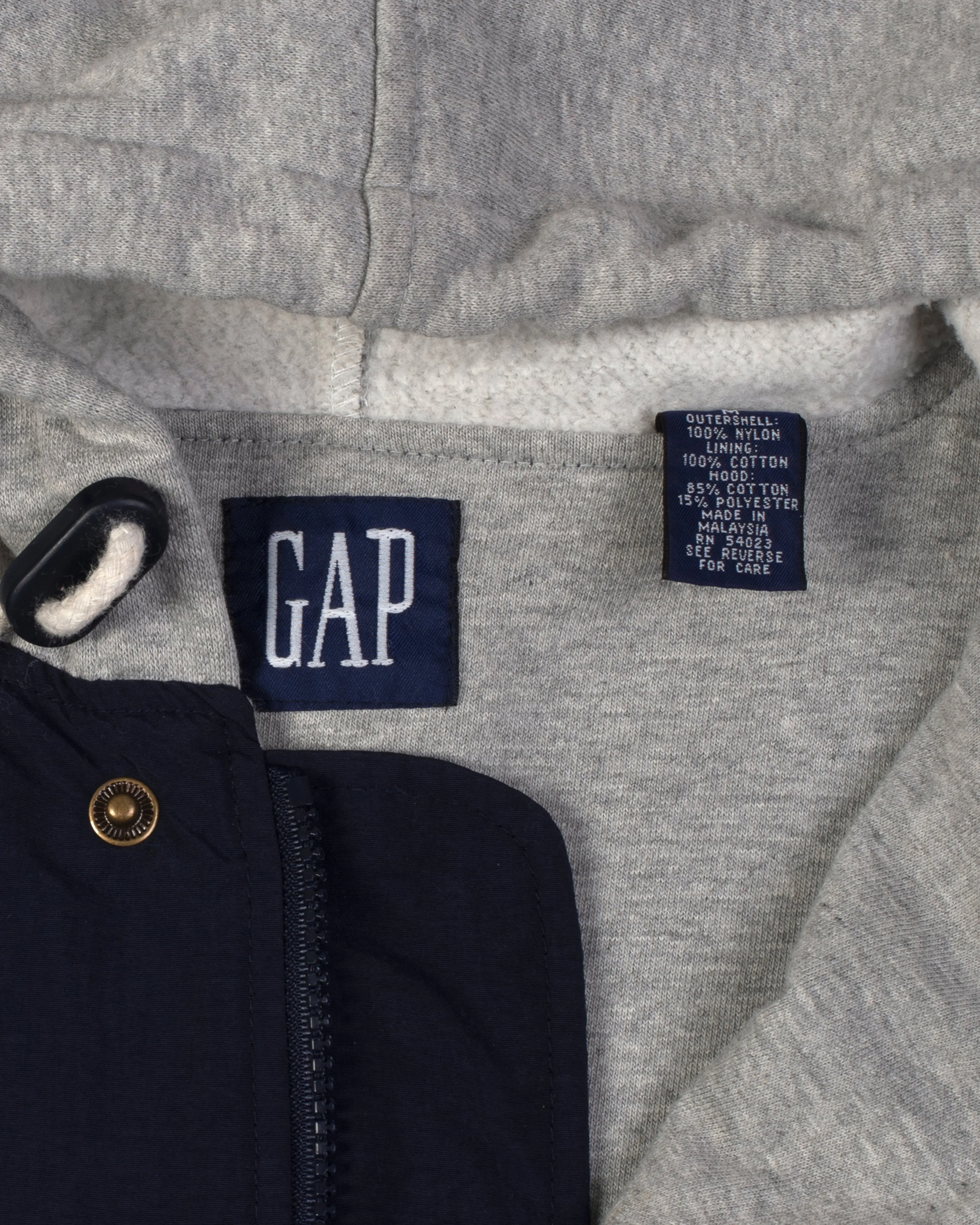 Gap Nylon Hooded Fleece Jacket