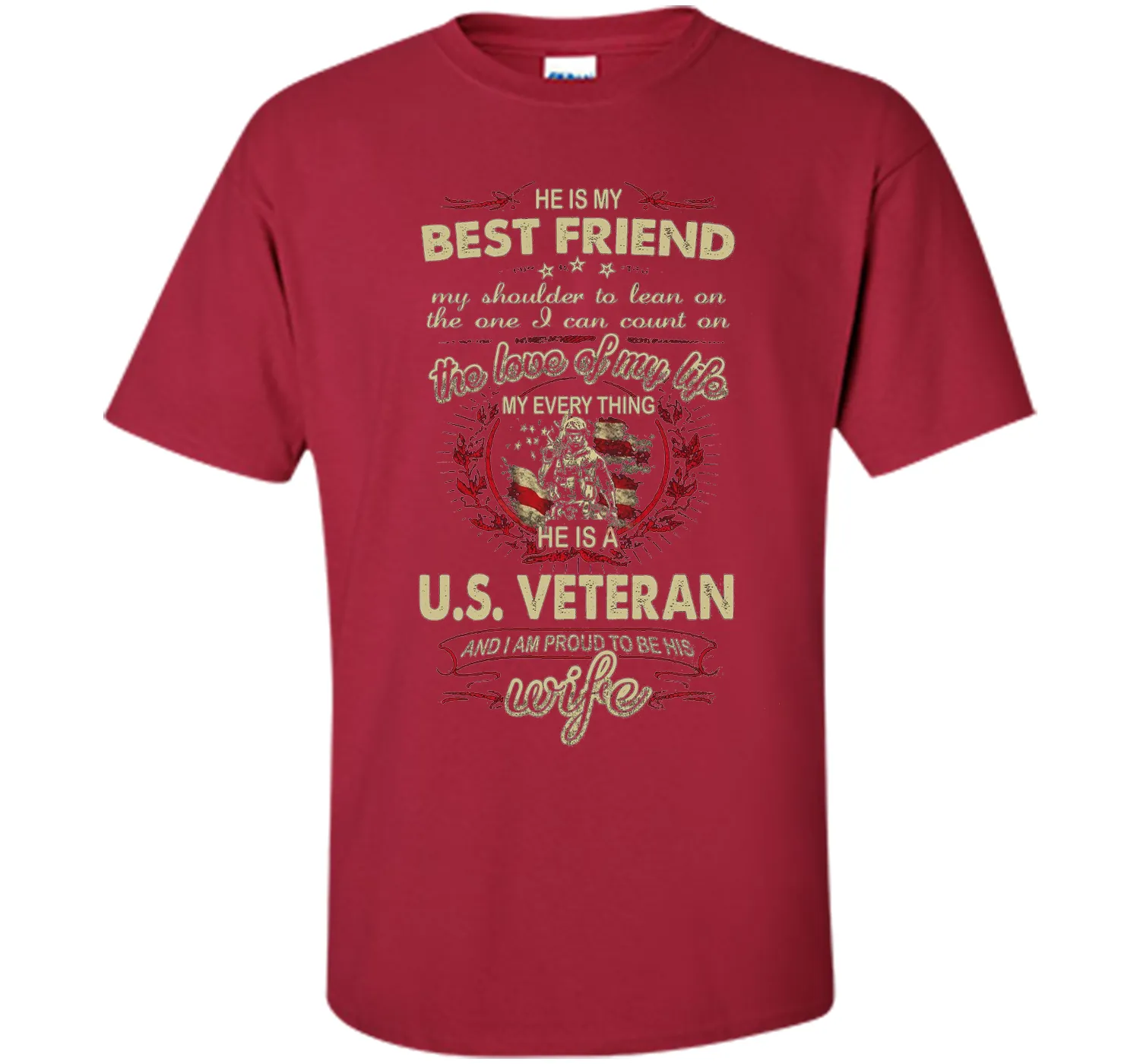 He is a U.S. Veteran And I'm proud to be his Wife