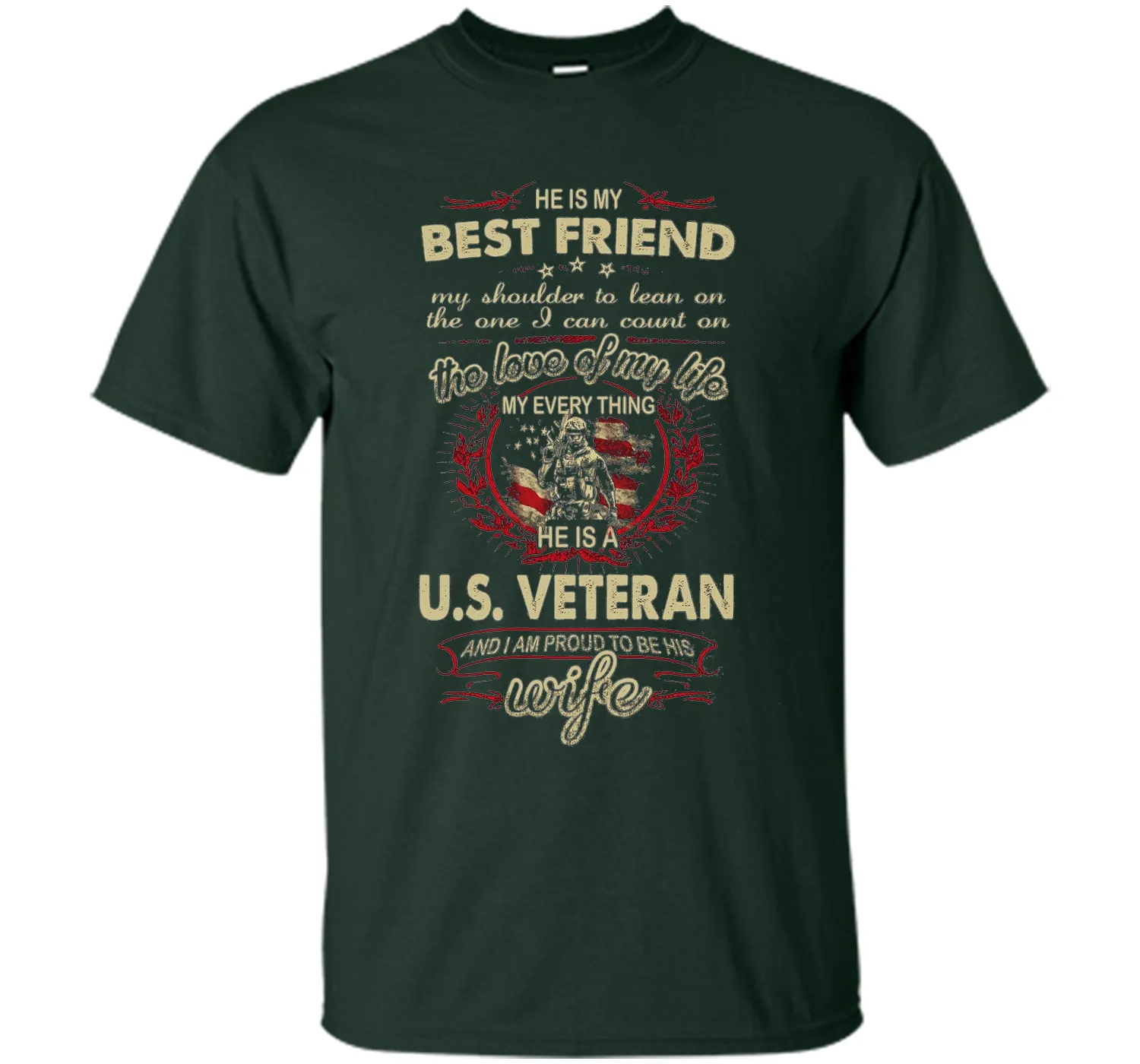 He is a U.S. Veteran And I'm proud to be his Wife