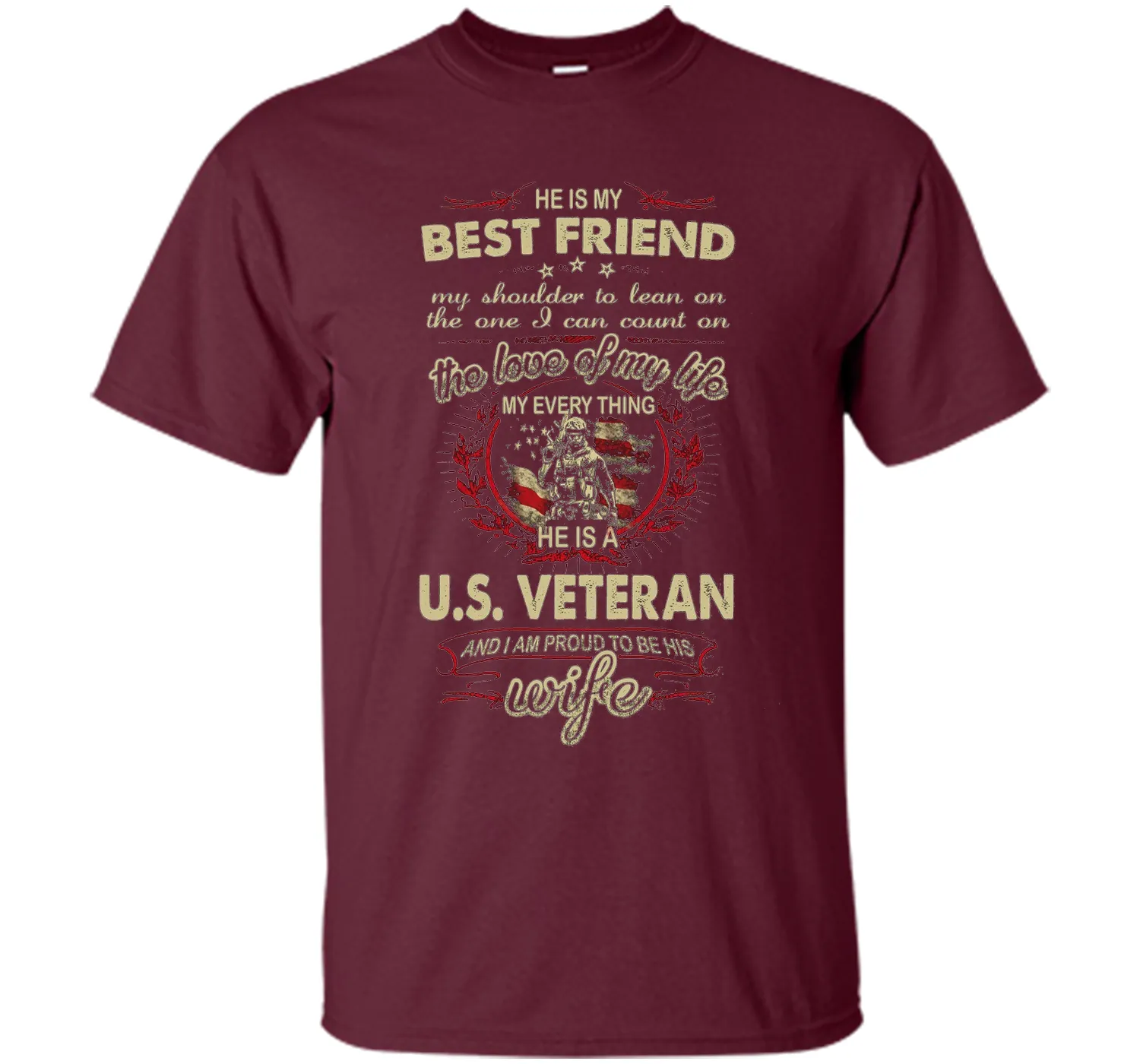 He is a U.S. Veteran And I'm proud to be his Wife