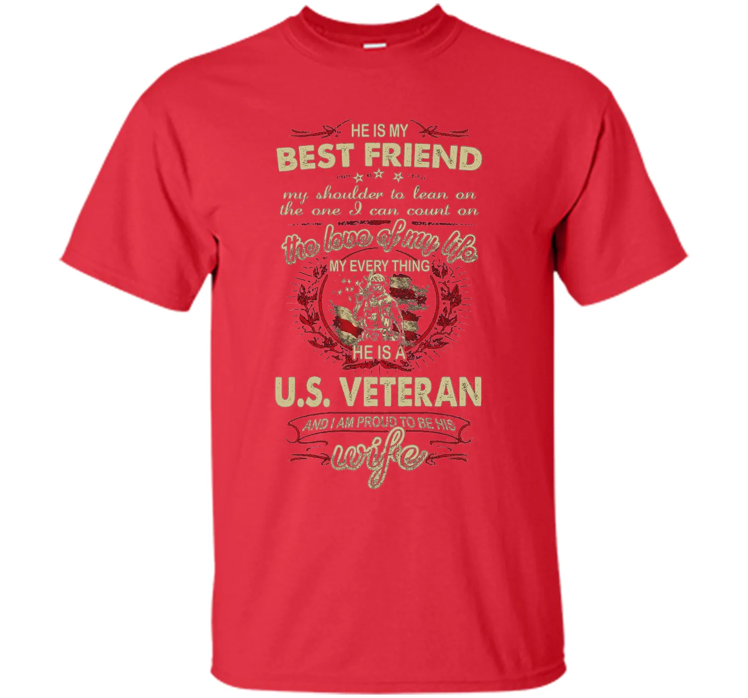 He is a U.S. Veteran And I'm proud to be his Wife