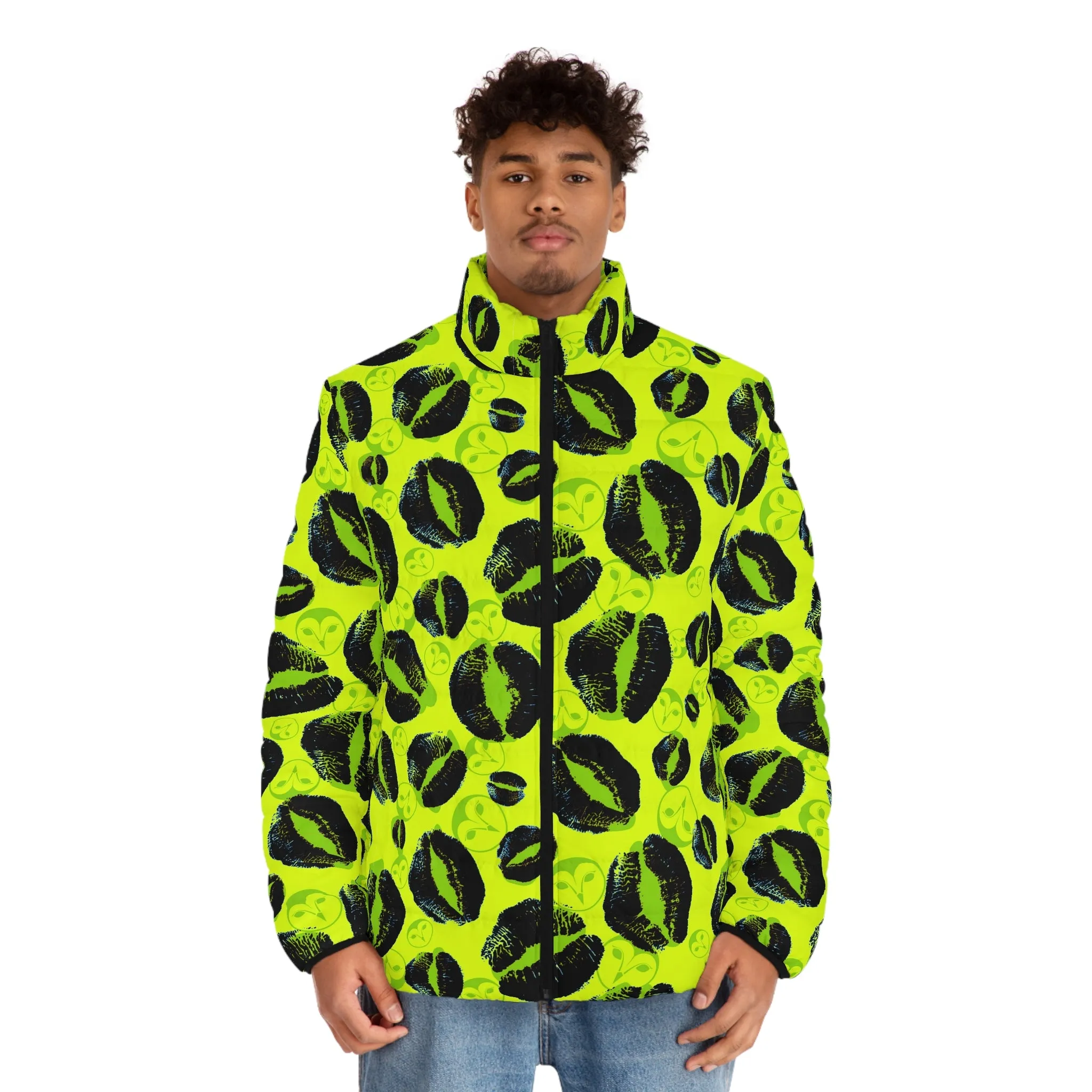 Kiss My Retro | Men's Puffer Jacket (SM-2XL)