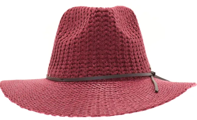 Knit Fedora Hat