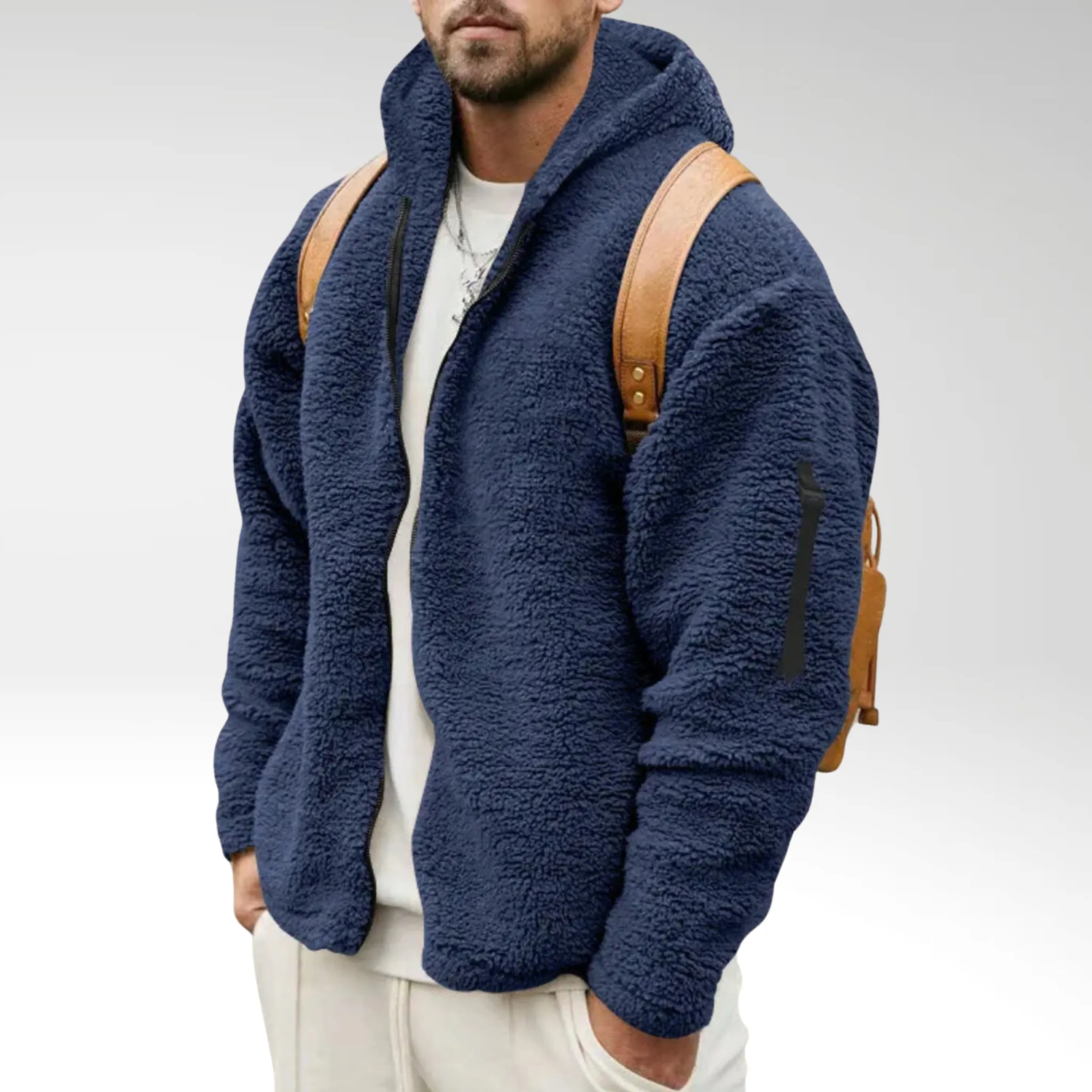 Matior™ | Double-Sided Fleece Hooded Jacket