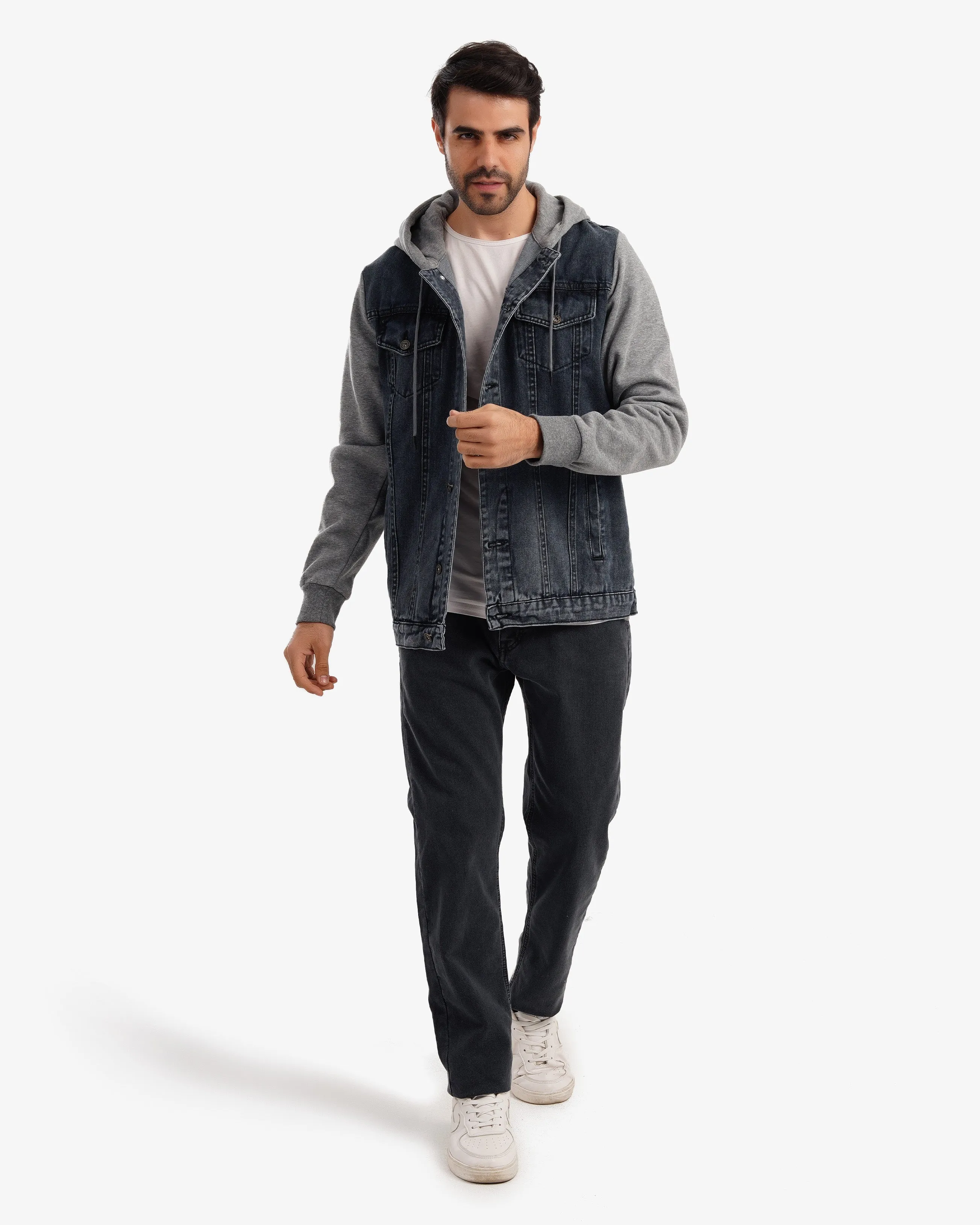 Milton sleeve denim jacket