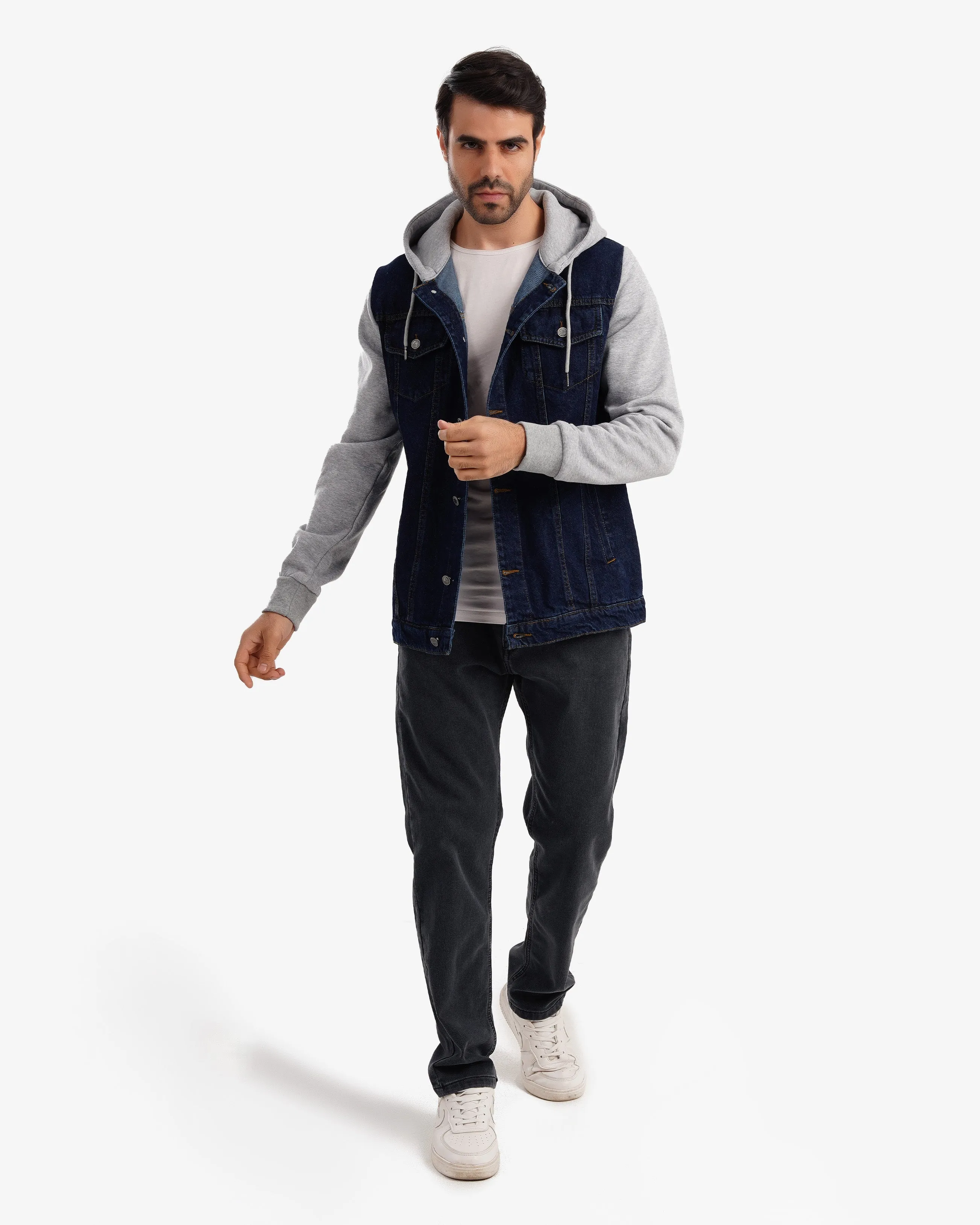 Milton sleeve denim jacket