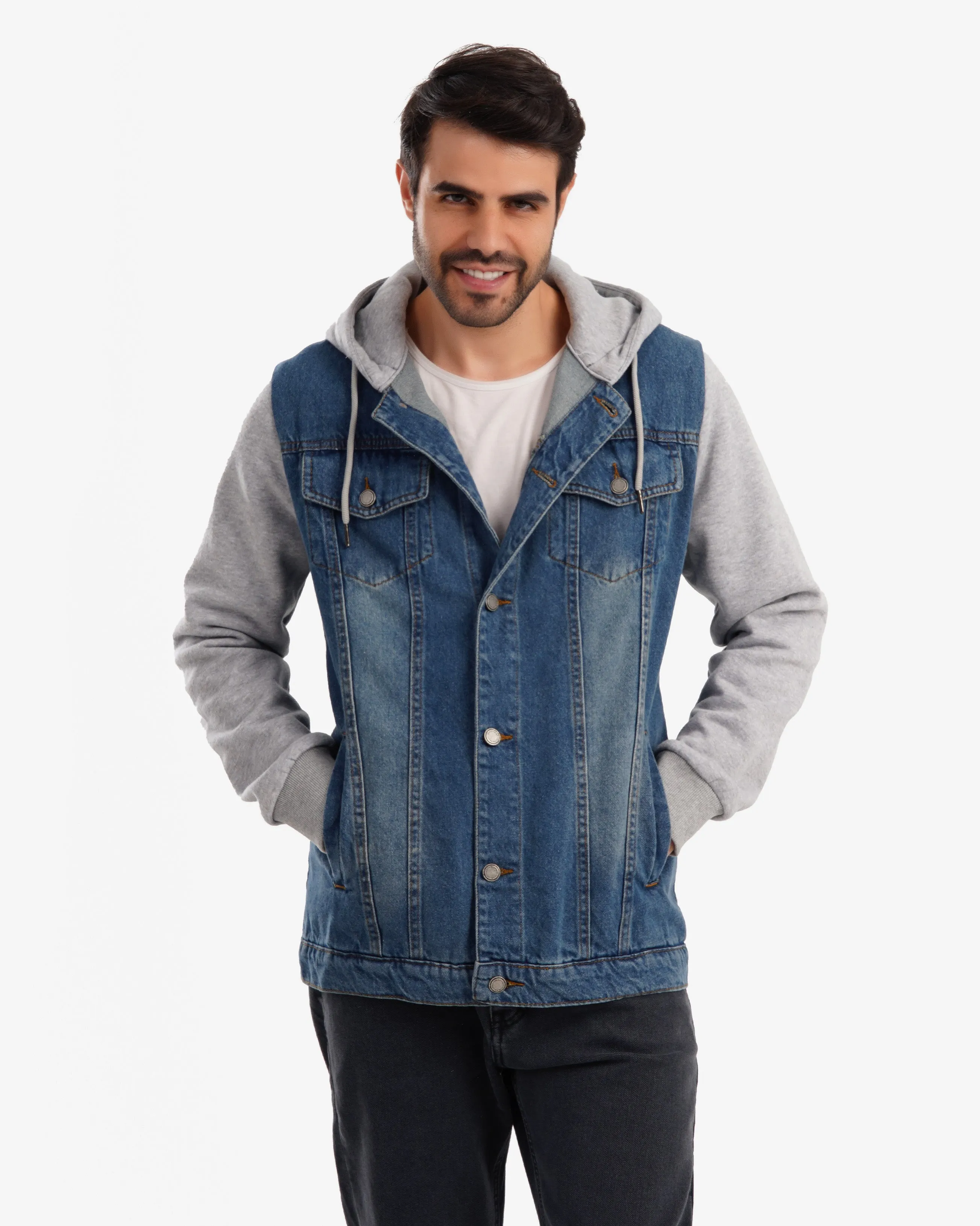 Milton sleeve denim jacket