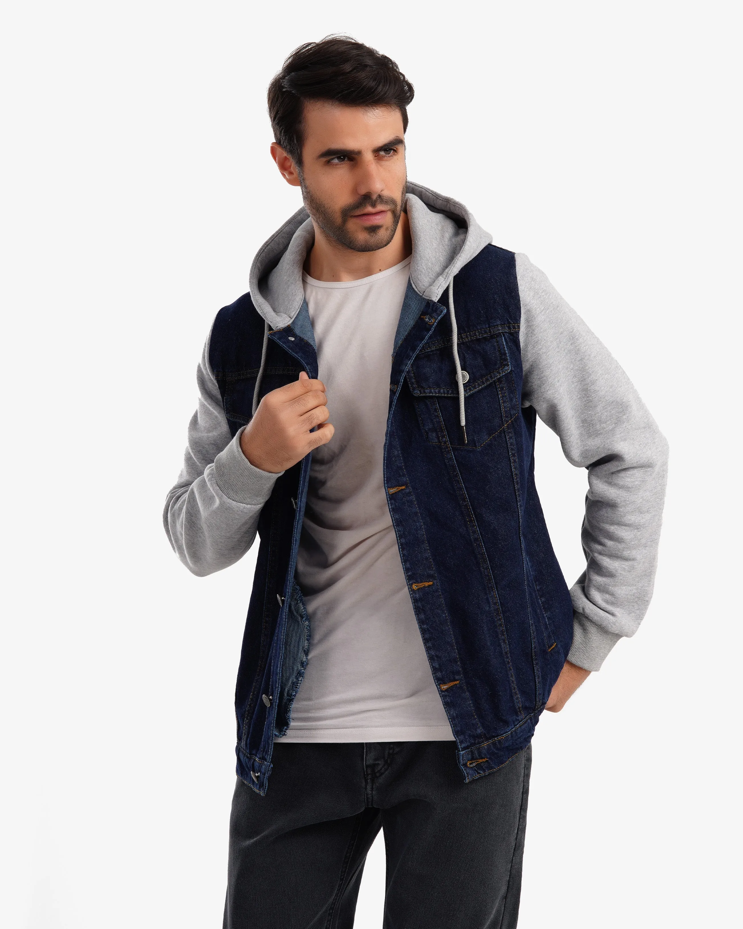 Milton sleeve denim jacket