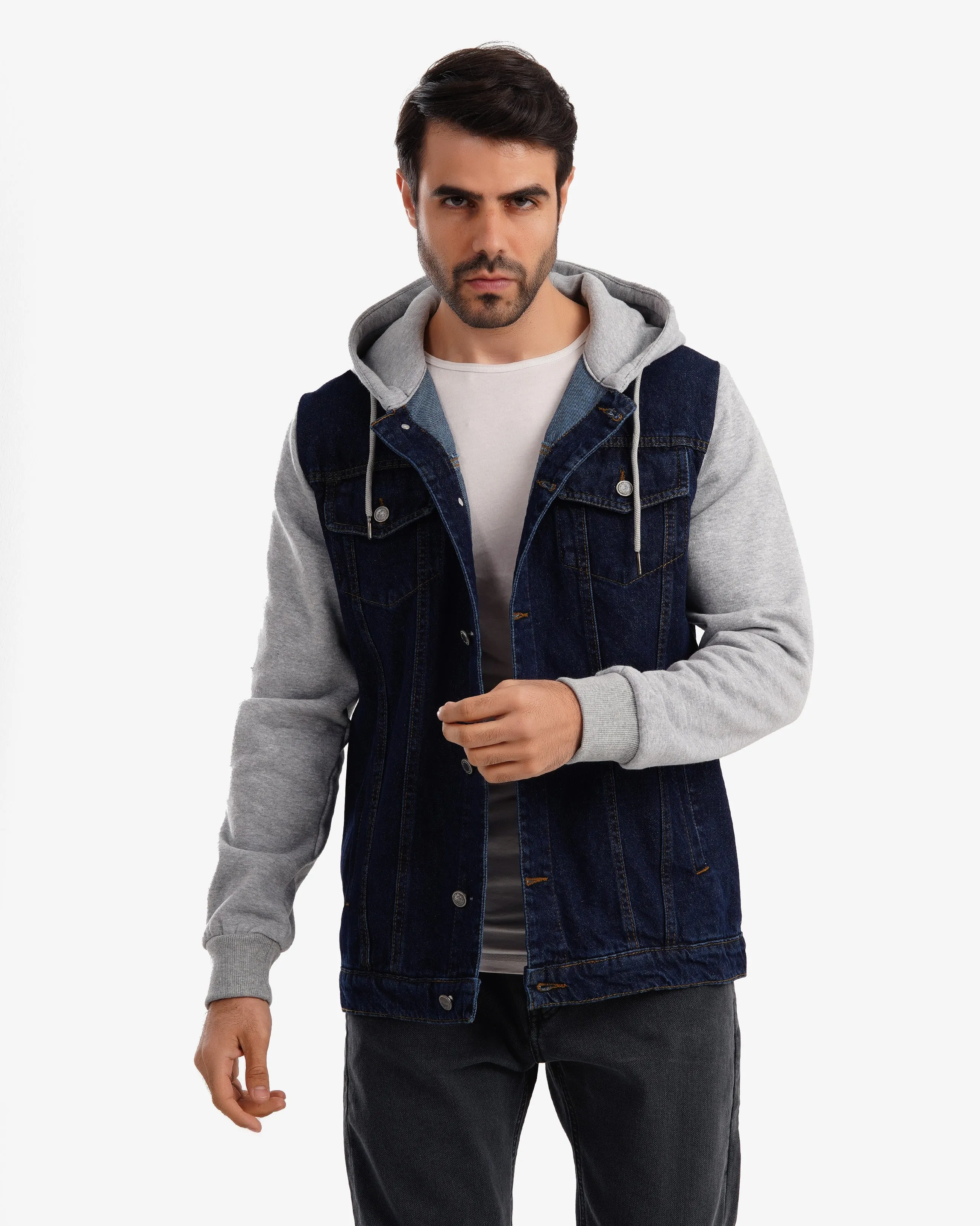 Milton sleeve denim jacket