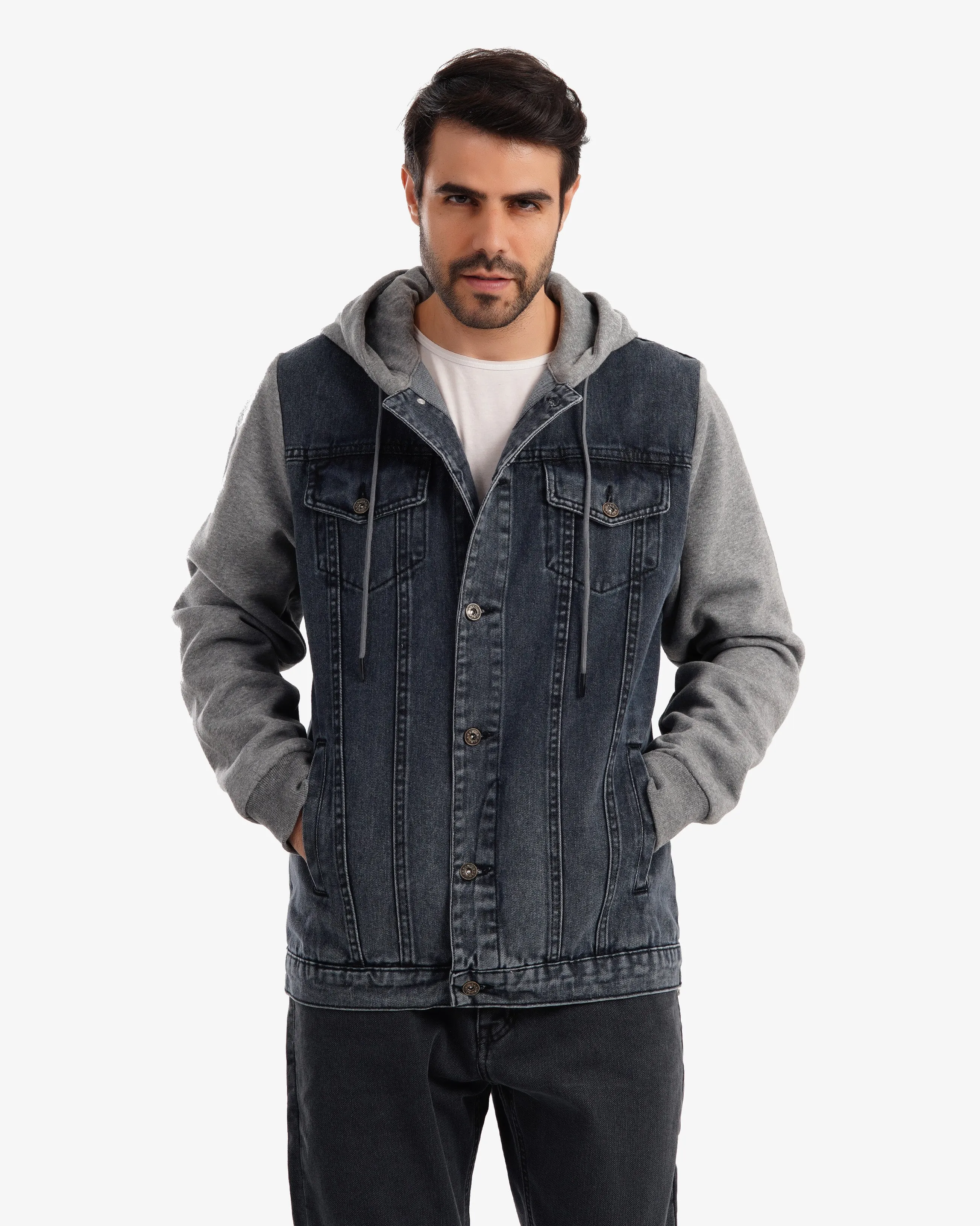 Milton sleeve denim jacket