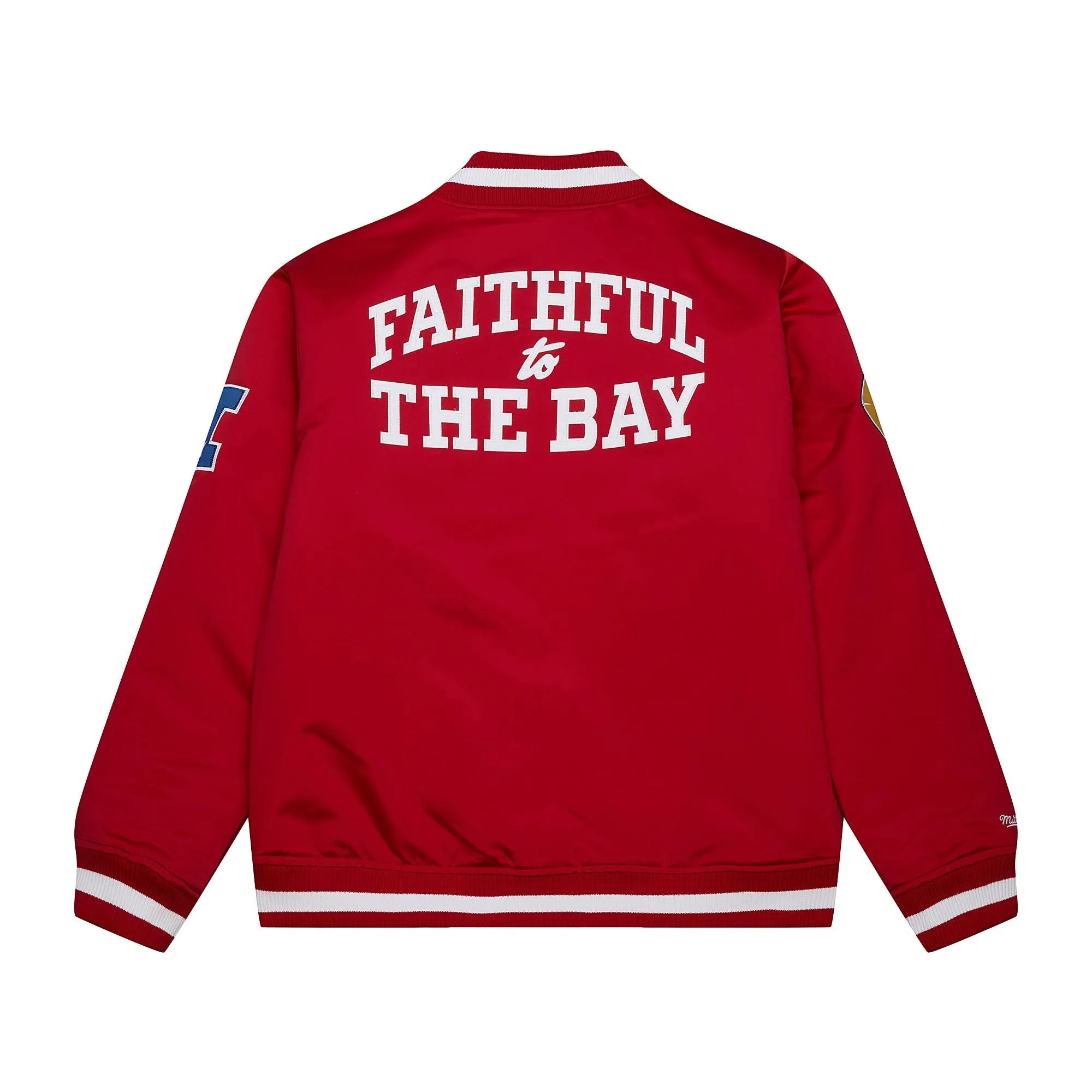 NFL Heavyweight Satin Jacket 49ers