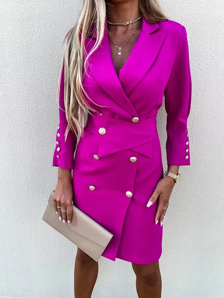 Nova Modern Elegant Blazer Summer Dress