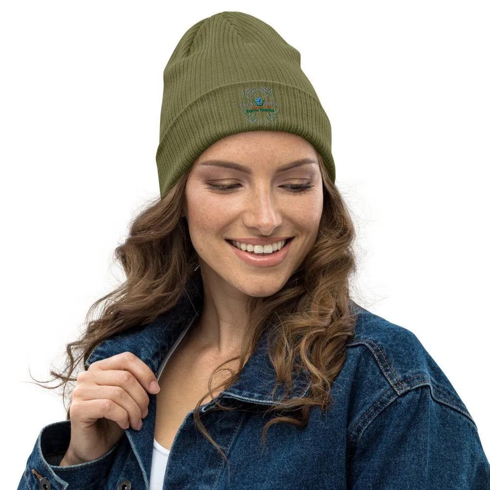 Organic Cotton Ribbed Beanie - Say no to plastic, say yes to life - Soft and Stylish Winter Accessory
