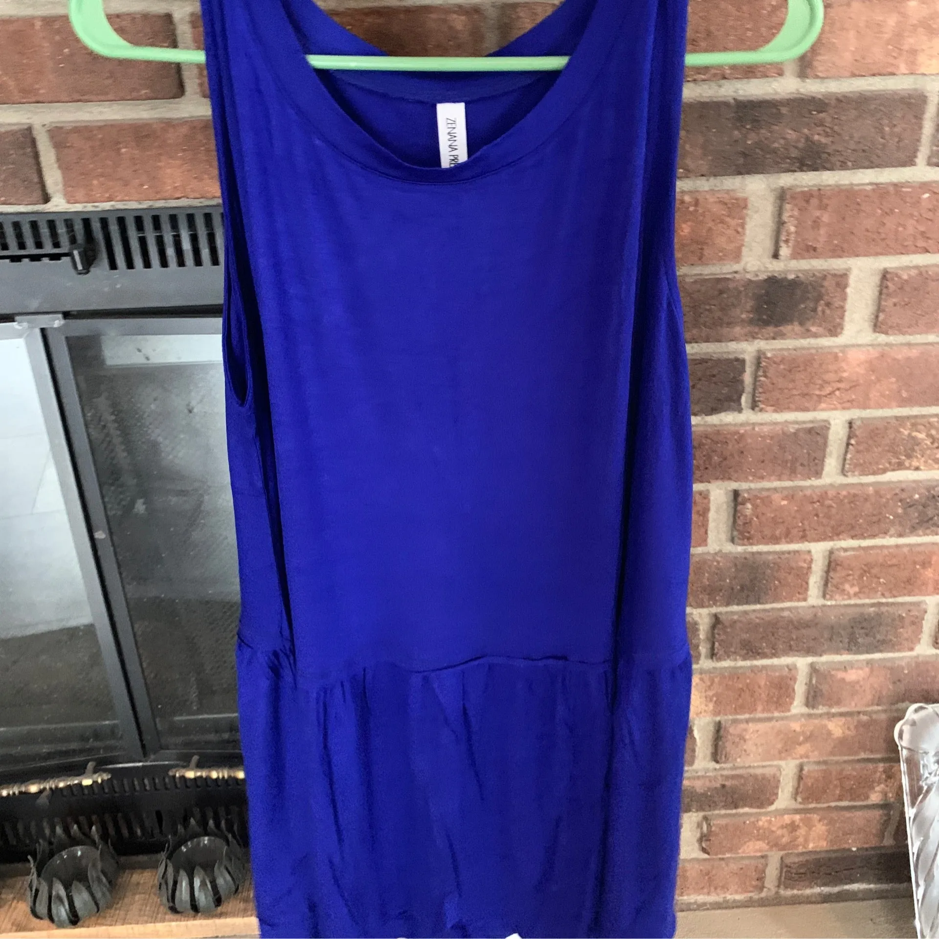 Plus Denim Plus Ruffle Tunic-Brewer