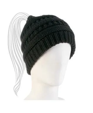 Ponytail Knit Cap