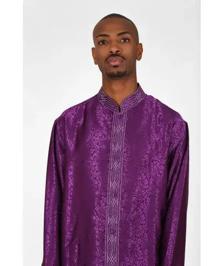 Printed purple shirt