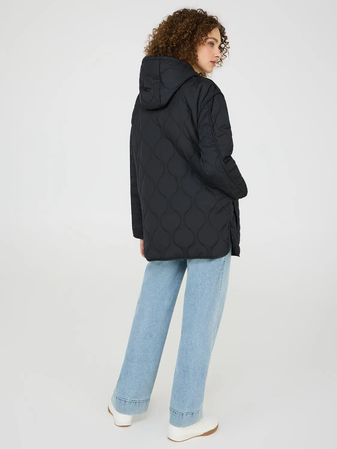 Quilt Jacket With Hood