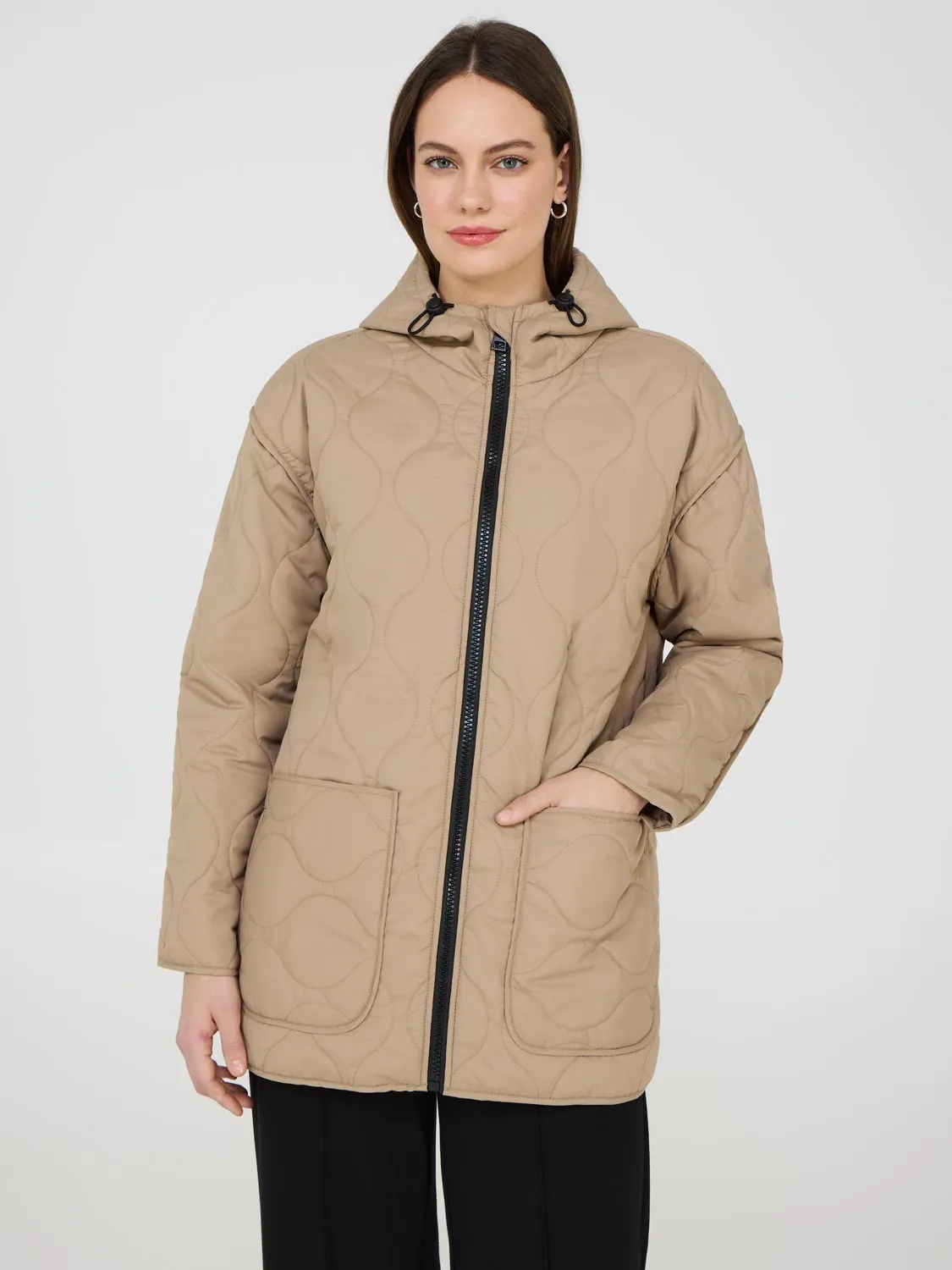 Quilt Jacket With Hood