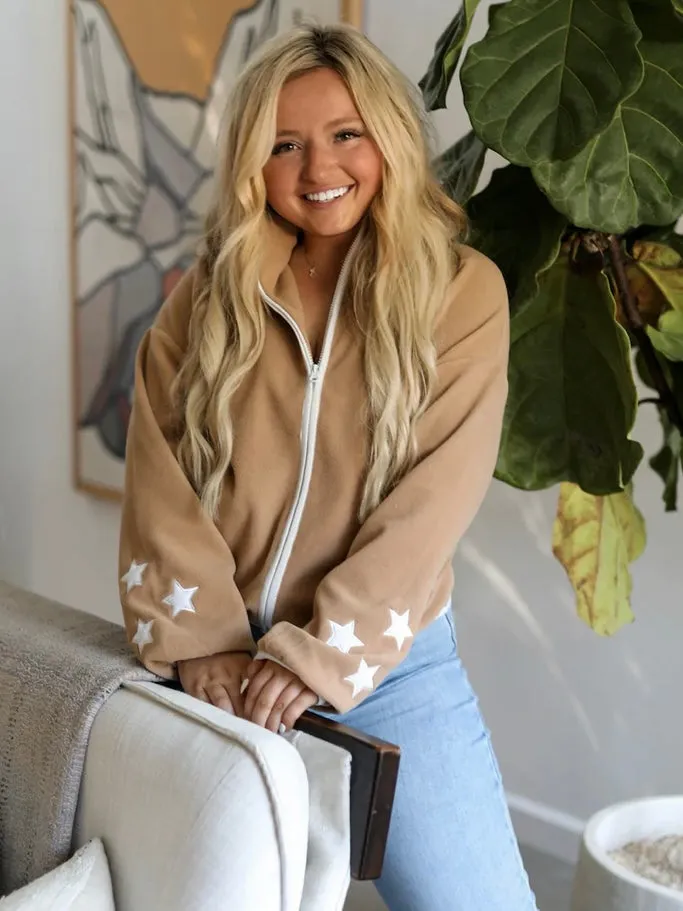 Retro Star Fleece Zip