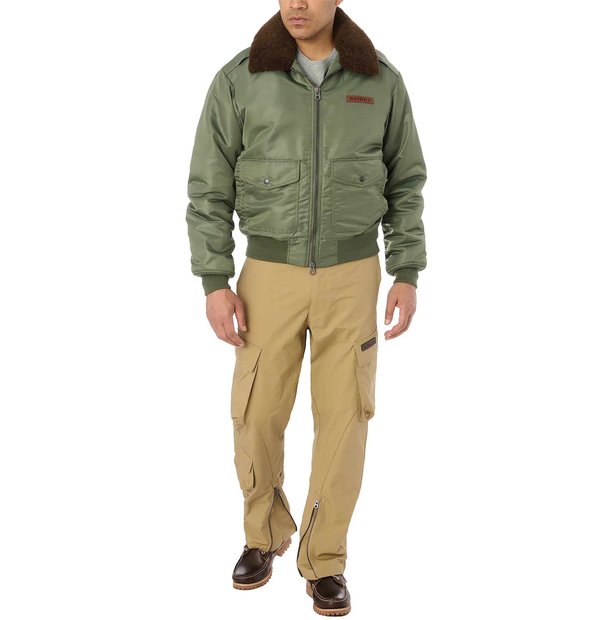 SKY CHARMER B-15 NYLON BOMBER JACKET