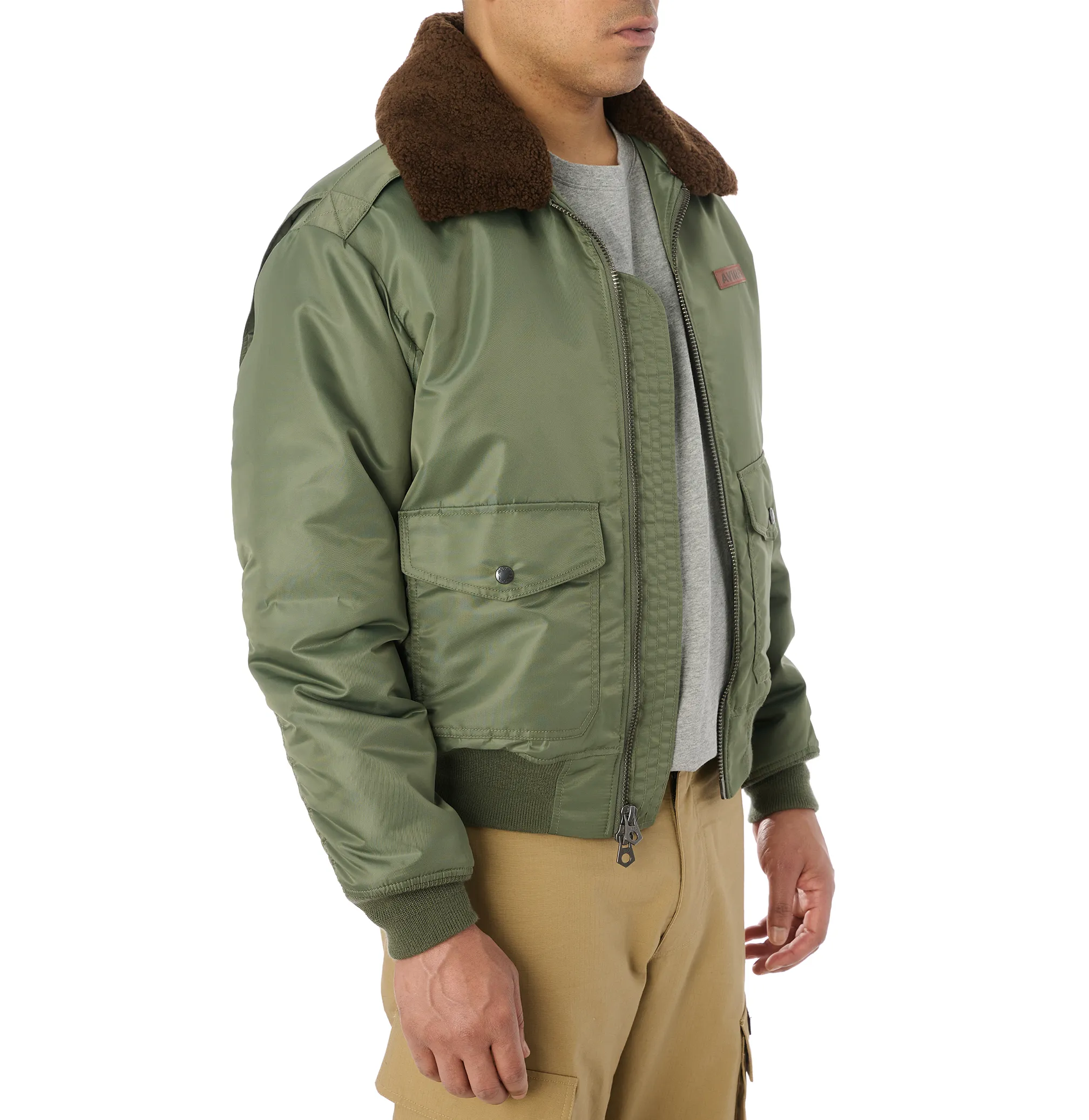 SKY CHARMER B-15 NYLON BOMBER JACKET