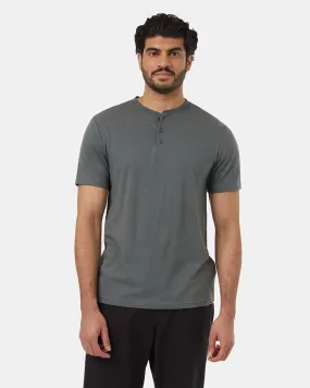 TENTREE TreeBlend Henley T-Shirt Light Urban Green