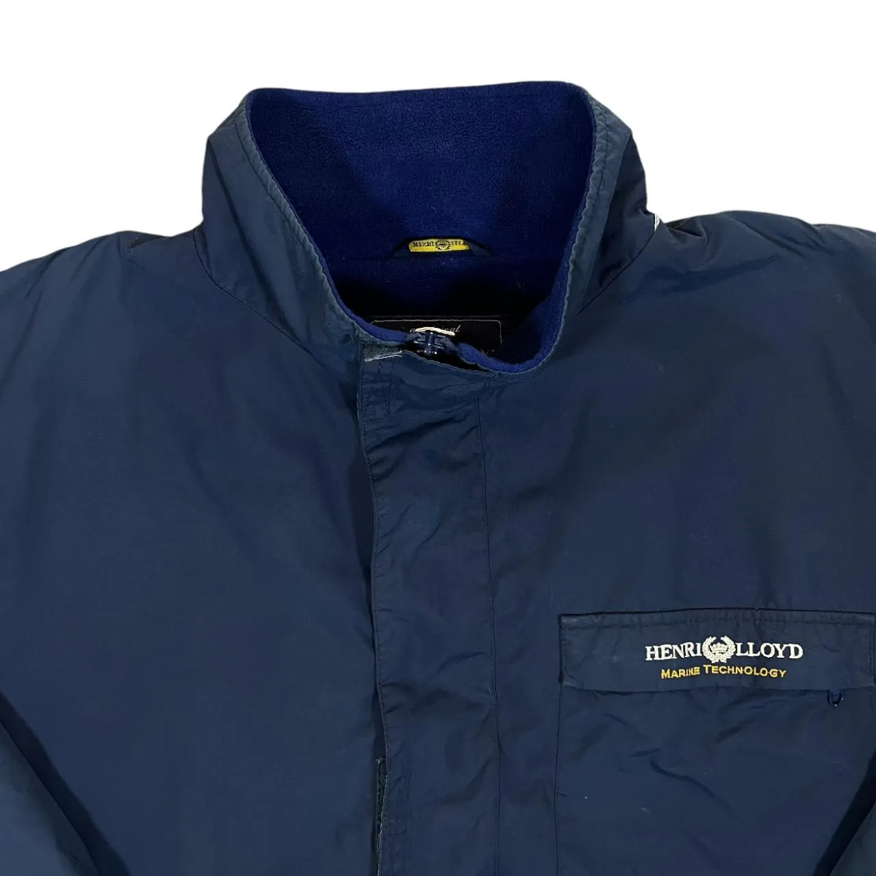 Vintage HENRI LLOYD Marine Technology Fleece Lined Lightly Padded Jacket
